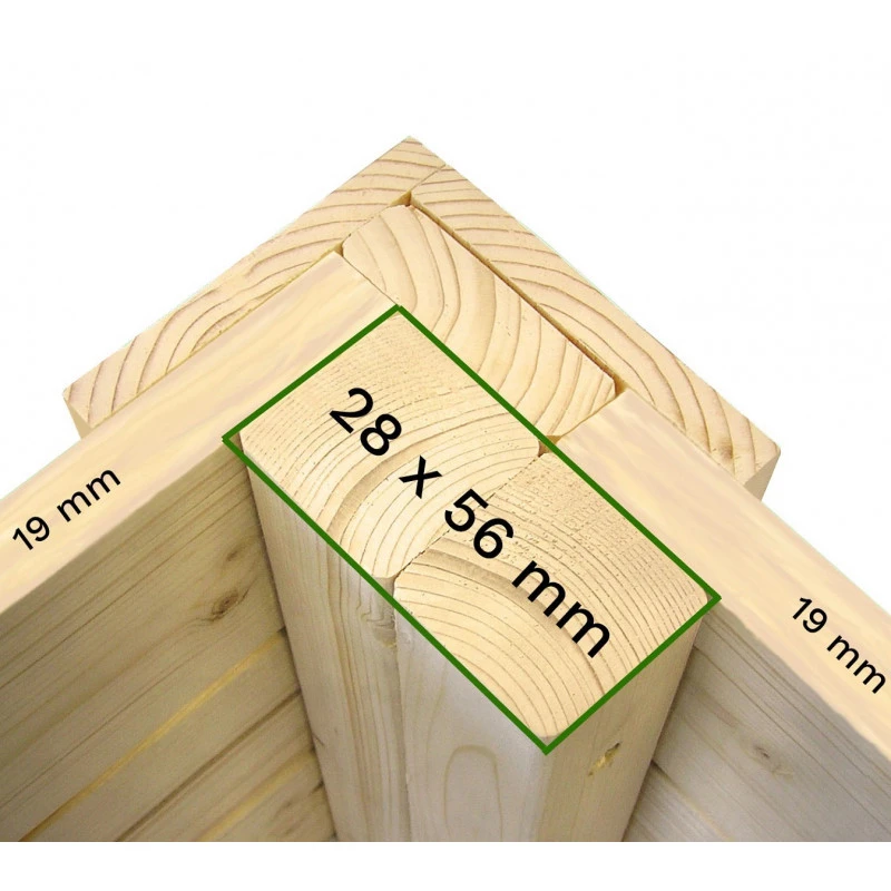 Abri De Jardin Skur 1 2,19m² + Plancher Traité Peint Gris Baltic 8 Abri De Jardin Skur 1 2,19m² + Plancher Traité Peint Gris Baltic – Image 6