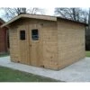 Abri Therma 10,33m² En Bois Thermo Traité Et Toiture Onduline HABRITA 2 Abri Therma 10,33m² En Bois Thermo Traité Et Toiture Onduline HABRITA -Abri De Jardin abri de jardin therma 1033m en bois thermo traite ecologique habrita