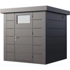 Abri En Acier Galvanisé Gris Anthracite 4,3m² Eleganto 2121 Telluria