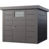 Abri En Acier Galvanisé Gris Anthracite 5,7m² Eleganto 2424 Telluria -Abri De Jardin abri en acier galvanise gris anthracite 57m eleganto 2424 telluria