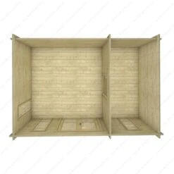 Abri En Bois Cloisonné 15m² MODERNE - Madriers 28mm Gardy Shelter 11 Abri En Bois Cloisonné 15m² MODERNE - Madriers 28mm Gardy Shelter -Abri De Jardin abri en bois cloisonne 15m moderne madriers 28mm gardy shelter 3