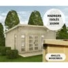 Abri En Bois Massif 22m² Avec Isolation Madriers 100mm Gardy Shelter 1 Abri En Bois Massif 22m² Avec Isolation Madriers 100mm Gardy Shelter -Abri De Jardin abri en bois massif 22m avec isolation madriers 100mm gardy shelter