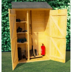 Abri Mural En Bois Brut 0,70m² Avec 3 étagères De Rangement - Habrita 10 Abri Mural En Bois Brut 0,70m² Avec 3 étagères De Rangement - Habrita -Abri De Jardin abri mural en bois brut 070m avec 3 etageres de rangement habrita 2