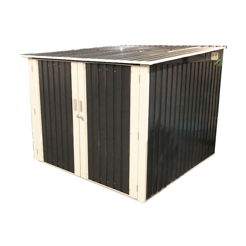 Abri Pour 3 Vélos En Métal Anthracite 3,32m² + Kit D'ancrage X-METAL 5 Abri Pour 3 Vélos En Métal Anthracite 3,32m² + Kit D'ancrage X-METAL – Image 3