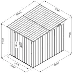 Abri Pour 3 Vélos En Métal Anthracite 3,32m² + Kit D'ancrage X-METAL 11 Abri Pour 3 Vélos En Métal Anthracite 3,32m² + Kit D'ancrage X-METAL -Abri De Jardin abri pour 3 velos en metal anthracite 332m kit d ancrage x metal 3