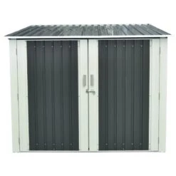 Abri Pour 3 Vélos En Métal Anthracite 3,32m² + Kit D'ancrage X-METAL 13 Abri Pour 3 Vélos En Métal Anthracite 3,32m² + Kit D'ancrage X-METAL -Abri De Jardin abri pour 3 velos en metal anthracite 332m kit d ancrage x metal 5