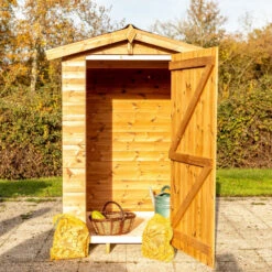 Abri Therma 1,96m² En Bois Thermo Traité Avec Plancher - HABRITA -Abri De Jardin abri therma 196m en bois thermo traite avec plancher habrita 4