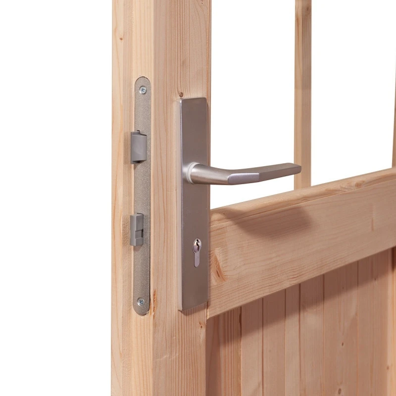 Abri Toit Plat 13,60m² Bois Massif 40mm Northeim 5 Avec Appentis 330cm Et Paroi Arrière – Karibu 8 Abri Toit Plat 13,60m² Bois Massif 40mm Northeim 5 Avec Appentis 330cm Et Paroi Arrière – Karibu – Image 6