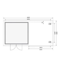 Abri Toit Plat 9,55m² Bois Massif 40mm Northeim 3 Avec Appentis 330cm Et Paroi Arrière – Karibu 10 Abri Toit Plat 9,55m² Bois Massif 40mm Northeim 3 Avec Appentis 330cm Et Paroi Arrière – Karibu -Abri De Jardin abri toit plat 955m bois massif 40mm northeim 3 avec appentis 330cm et paroi arriere woodfeeling 2