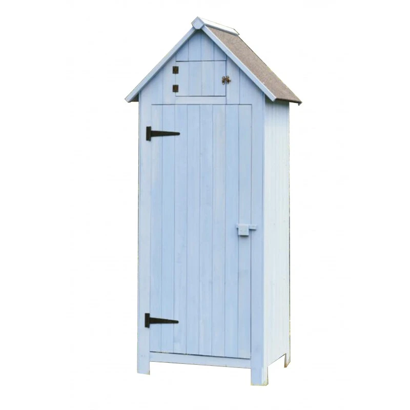 Armoire De Jardin En Bois Lasuré 0,41m² Habrita 4 Armoire De Jardin En Bois Lasuré 0,41m² Habrita – Image 2
