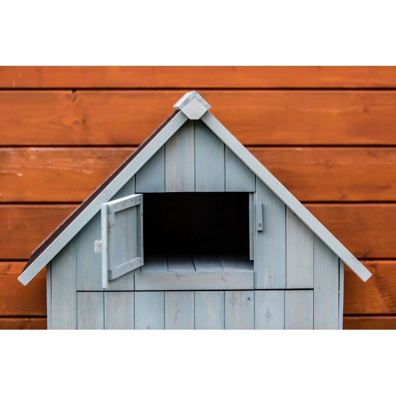 Armoire De Jardin En Bois Lasuré 0,41m² Habrita 8 Armoire De Jardin En Bois Lasuré 0,41m² Habrita – Image 6