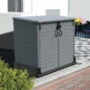 Armoire De Rangement En Résine Gris 850L StoreAway – DURAMAX -Abri De Jardin armoire de rangement en resine gris 850l storeaway duramax