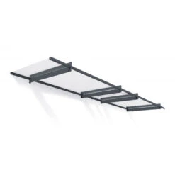 Auvent Marquise En Acrylique Gris Clair NANCY™ 4100 – Canopia By Palram -Abri De Jardin auvent marquise en acrylique gris clair nancy 4100 canopia 2