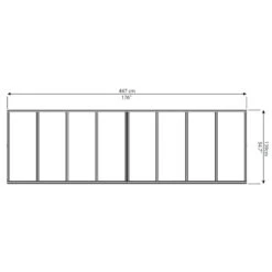 Auvent Marquise En Acrylique 3 Mm Bordeaux™ 4460 – Palram - Canopia -Abri De Jardin auvent marquise en polycarbonate 3 mm bordeaux 4460 palram 2
