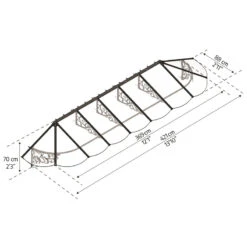 Auvent Marquise En Polycarbonate 4mm Lily XL™ 4100 – Canopia 9 Auvent Marquise En Polycarbonate 4mm Lily XL™ 4100 – Canopia -Abri De Jardin auvent marquise en polycarbonate 4mm lily xl 4100 canopia 2