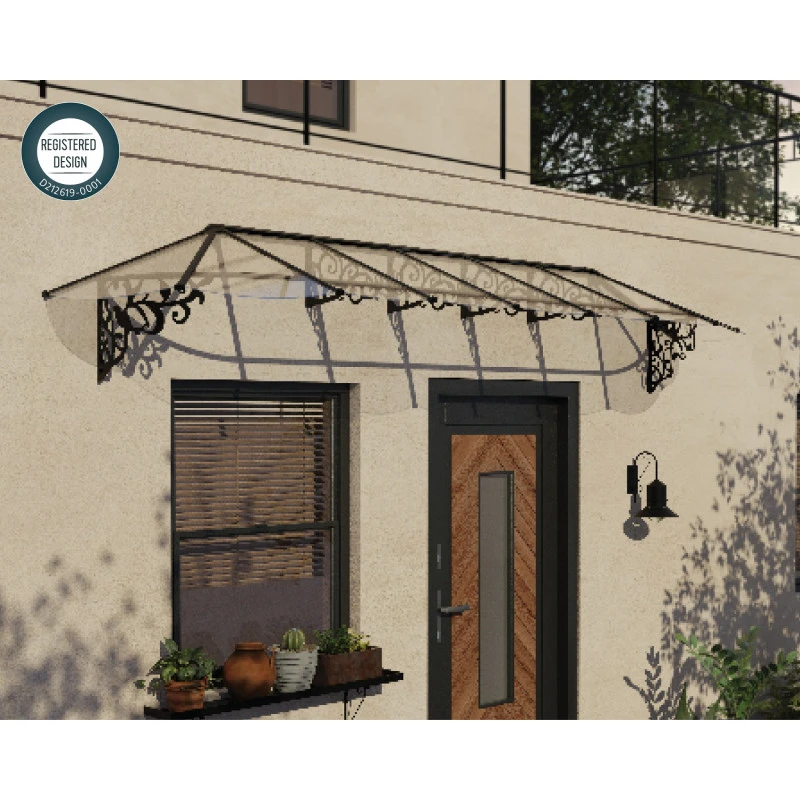 Auvent Marquise En Polycarbonate 4mm Lily XL™ 4100 – Canopia 3 Auvent Marquise En Polycarbonate 4mm Lily XL™ 4100 – Canopia