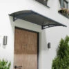 Auvent Marquise Gris AQUILA™ 1500 – Canopia By Palram -Abri De Jardin auvent marquise gris aquila 1500 palram canopia