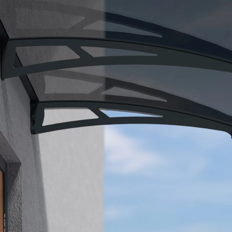 Auvent Marquise Gris AQUILA™ 3000 - Canopia By Palram 7 Auvent Marquise Gris AQUILA™ 3000 - Canopia By Palram – Image 5