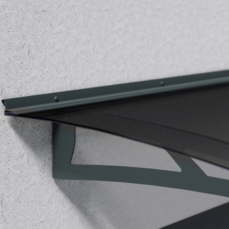 Auvent Marquise Gris AQUILA™ 4500 - Canopia By Palram 8 Auvent Marquise Gris AQUILA™ 4500 - Canopia By Palram – Image 6