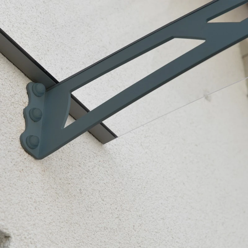 Auvent Marquise Transparent AQUILA™ 4500 - Palram - Canopia 8 Auvent Marquise Transparent AQUILA™ 4500 - Palram - Canopia – Image 6