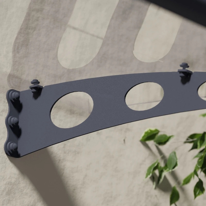 Auvent Marquise Transparent GARAMOND™ 1350 – Canopia By Palram 8 Auvent Marquise Transparent GARAMOND™ 1350 – Canopia By Palram – Image 6