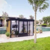 Studio De Jardin En Aluminium Et Bois Composite 10,1m² - Isolation Triple Paroi Copenhagen – Canopia By Palram 2 Studio De Jardin En Aluminium Et Bois Composite 10,1m² - Isolation Triple Paroi Copenhagen – Canopia By Palram -Abri De Jardin bureau de jardin en aluminium et bois composite 101m isolation triple paroi copenhagen canopia by palram