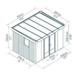 Studio De Jardin En Aluminium Et Bois Composite 10,1m² - Isolation Triple Paroi Copenhagen – Canopia By Palram 11 Studio De Jardin En Aluminium Et Bois Composite 10,1m² - Isolation Triple Paroi Copenhagen – Canopia By Palram -Abri De Jardin bureau de jardin en aluminium et bois composite 101m isolation triple paroi copenhagen canopia by palram 3