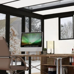 Studio De Jardin En Aluminium Et Bois Composite 10,1m² - Isolation Triple Paroi Copenhagen – Canopia By Palram 12 Studio De Jardin En Aluminium Et Bois Composite 10,1m² - Isolation Triple Paroi Copenhagen – Canopia By Palram -Abri De Jardin bureau de jardin en aluminium et bois composite 101m isolation triple paroi copenhagen canopia by palram 4