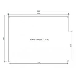 Bureau De Jardin En Bois Massif 11,8m² - Madriers 40mm Gardy Shelter -Abri De Jardin bureau de jardin en bois massif 118m madriers 40mm gardy shelter 3
