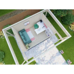 Bureau De Jardin En Bois Massif Avec Terrasse 16,5m² - Madriers 40mm Gardy Shelter 12 Bureau De Jardin En Bois Massif Avec Terrasse 16,5m² - Madriers 40mm Gardy Shelter -Abri De Jardin bureau de jardin en bois massif avec terrasse 165m madriers 40mm gardy shelter 4