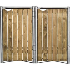 Cache-poubelle 2 Compartiments Müllbox En Bois Traité Naturel 2x140L – HIDE 10 Cache-poubelle 2 Compartiments Müllbox En Bois Traité Naturel 2x140L – HIDE -Abri De Jardin cache poubelle 2 compartiments mullbox en bois traite naturel 2x140l hide 2