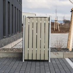 Cache-poubelle Müllbox En Bois Traité Gris 240L – HIDE 11 Cache-poubelle Müllbox En Bois Traité Gris 240L – HIDE -Abri De Jardin cache poubelle mullbox en bois traite gris 240l hide 3