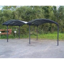 Carport 2 Voitures En Aluminium Et Polycarbonate 6mm ANTI-UV - Habrita 12 Carport 2 Voitures En Aluminium Et Polycarbonate 6mm ANTI-UV - Habrita -Abri De Jardin carport 2 voitures en aluminium et polycarbonate 6mm anti uv 4