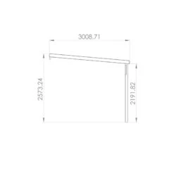 Carport Adossé 1 Voiture HENRI En Pin Traité Autoclave 15,77m² - Forest Style -Abri De Jardin carport adosse 1 voiture pin traite autoclave 1572m 4