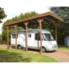 Carport Camping Car 32,40m² En Bois Autoclave Teinté Marron Forest Style 2 Carport Camping Car 32,40m² En Bois Autoclave Teinté Marron Forest Style -Abri De Jardin carport camping car 3240m en bois autoclave teinte marron madeira