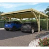 Carport Double 30,9m² En Bois Autoclave Victor Modern - Forest Style 1 Carport Double 30,9m² En Bois Autoclave Victor Modern - Forest Style -Abri De Jardin carport double 309m en bois autoclave victor modern forest style