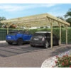 Carport Double 31m² En Bois Autoclave FSC Jean – Forest Style -Abri De Jardin carport double 31m en bois autoclave fsc jean forest style