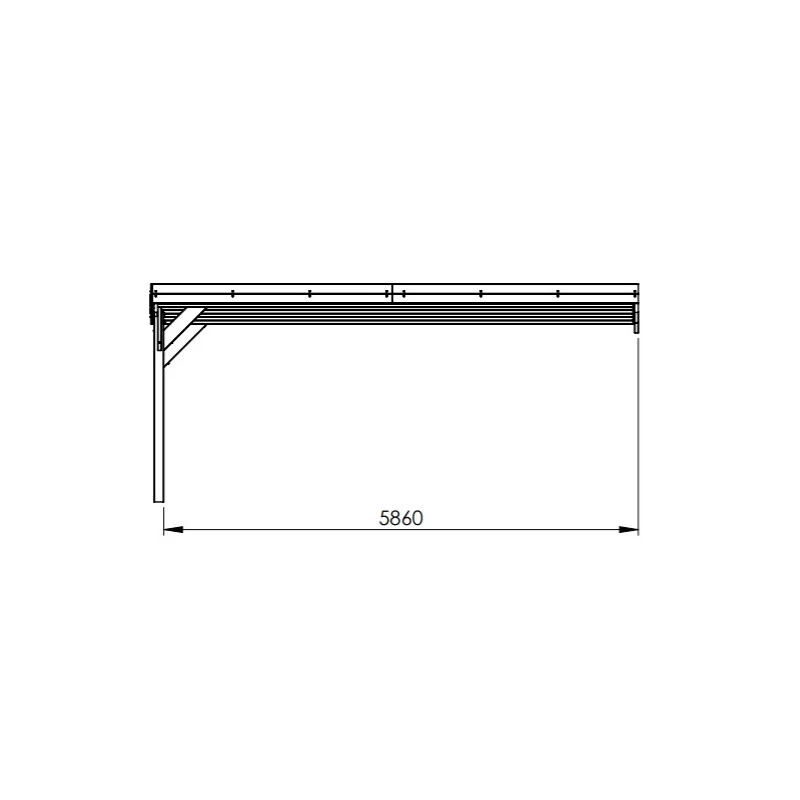 Carport Double Adossable 30,6m² En Bois Autoclave FSC Victor – Forest Style 5 Carport Double Adossable 30,6m² En Bois Autoclave FSC Victor – Forest Style – Image 3