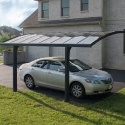 Carport En Alu Gris Et Polycarbonate Arizona Breeze 5000 - Palram - Canopia 13 Carport En Alu Gris Et Polycarbonate Arizona Breeze 5000 - Palram - Canopia -Abri De Jardin carport en alu anthracite et polycarbonate arizona breeze 5000 palram 1 5