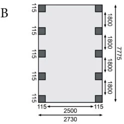 Carport En Bois Autoclave 26,9m² Et Toit En Acier – KARIBU -Abri De Jardin carport en bois autoclave 269m et toit en acier karibu 4