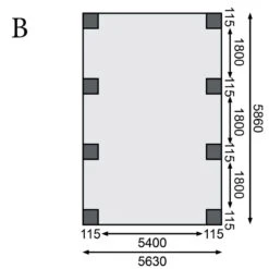 Carport En Bois Autoclave 40,2m² Et Toit En Acier – KARIBU 12 Carport En Bois Autoclave 40,2m² Et Toit En Acier – KARIBU -Abri De Jardin carport en bois autoclave 402m et toit en acier karibu 4