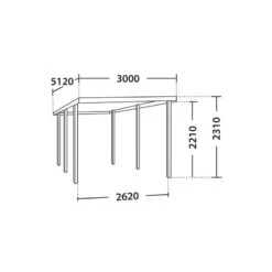 Carport Simple 15,40m² En Bois Autoclave FSC Henri - Forest Style 8 Carport Simple 15,40m² En Bois Autoclave FSC Henri - Forest Style -Abri De Jardin carport simple 1536m en bois autoclave fsc paco madeira 2