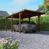 Carport Simple En Bois FSC Autoclave Marron + Couverture En Polycarbonate 16,5m² Victor - Forest Style 1 Carport Simple En Bois FSC Autoclave Marron + Couverture En Polycarbonate 16,5m² Victor - Forest Style -Abri De Jardin carport simple en bois fsc autoclave marron couverture en polycarbonate 165m victor forest style