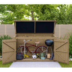 Coffre De Jardin En Bois Traité 28mm 2000L LARGO Noir - Gardy Shelter 11 Coffre De Jardin En Bois Traité 28mm 2000L LARGO Noir - Gardy Shelter -Abri De Jardin coffre de jardin en bois traite 28mm 2000l largo noir gardy shelter 3
