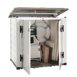 Abri De Jardin -Abri De Jardin coffre de jardin en resine avec plancher 1100l box evo 100 garofalo 1