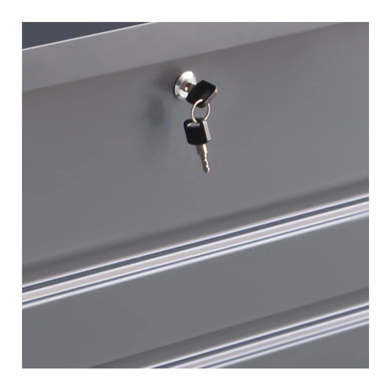 Coffre De Rangement En Métal Anthracite 570L Avec Plancher X-METAL 6 Coffre De Rangement En Métal Anthracite 570L Avec Plancher X-METAL – Image 4