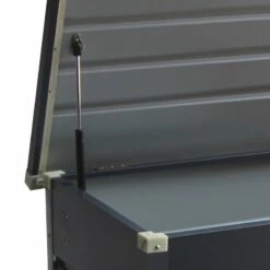 Coffre De Rangement En Métal Anthracite 570L Avec Plancher X-METAL 12 Coffre De Rangement En Métal Anthracite 570L Avec Plancher X-METAL -Abri De Jardin coffre de rangement en metal anthracite 650l avec plancher x metal 4