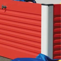 Coffre De Rangement En Métal Rouge 1000L Patio Box 1,46m² TRIMETALS -Abri De Jardin coffre de rangement en metal rouge 1000l patio box 146m trimetals 5