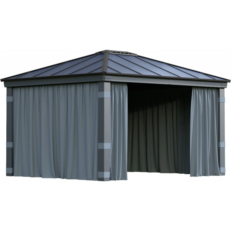 Ensemble De Rideaux 4 Pièces Pour Pergolas Dallas 4300 De 15,5m² - Palram - Canopia 3 Ensemble De Rideaux 4 Pièces Pour Pergolas Dallas 4300 De 15,5m² - Palram - Canopia