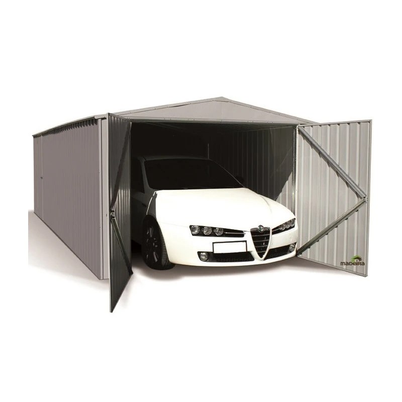 Garage En Métal Zincalume Double Portes Melton 17,9m² - Absco 4 Garage En Métal Zincalume Double Portes Melton 17,9m² - Absco – Image 2